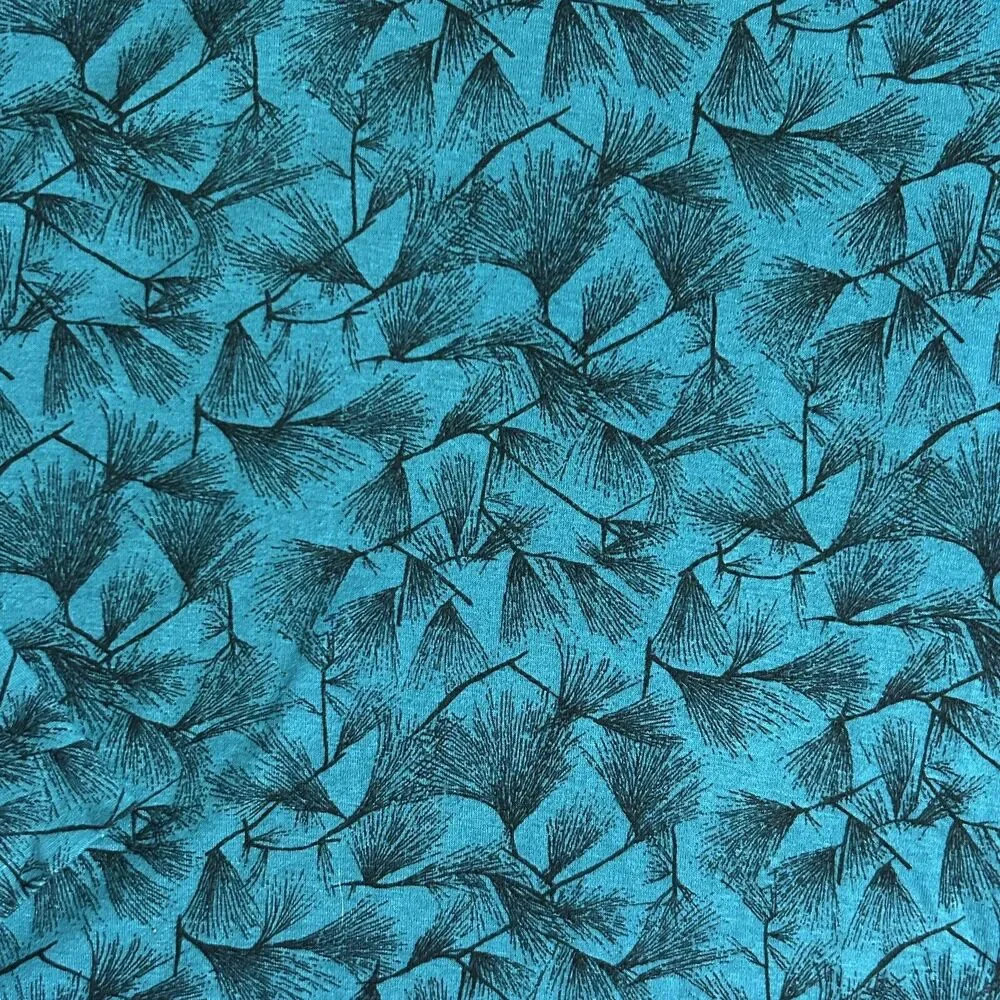 Vintage REI Mens L Quarter Zip Long Sleeve Pullover Shirt Blue Print Outdoor - Picture 9 of 15